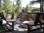 The benches convert to a table so you can enjoy your meal in the Rocky Mountain outdoors.